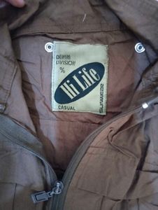 Brown Sleeveless Utility Vest