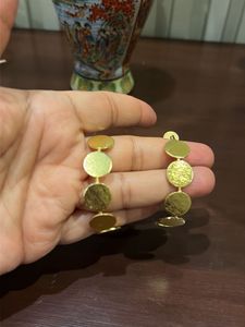 Gold Tone Dangle Earrings