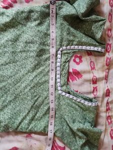 Green Embellished Tunic