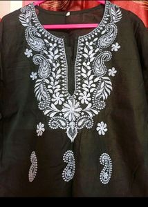 Cotton Chikankari Kurti