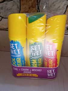 SET WET DEODRANT COMBO 3 IN 1 ONE PACK