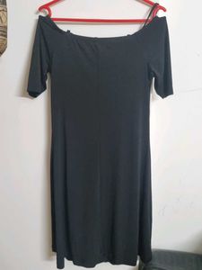 Offshoulder Black Dress