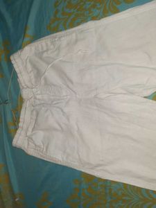 White linen Pants
