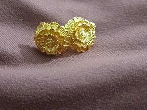 Gold Plated Earing Stud