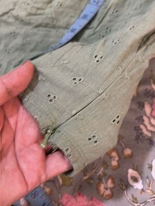 Green Off-Shoulder Top