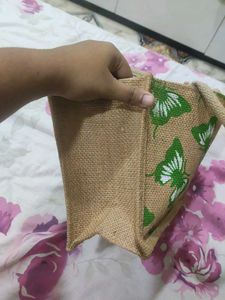 Butterflies Jute Bag