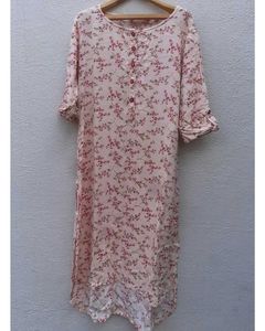 Floral Light Pink Kurti