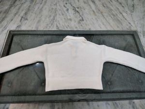 Cozy White Knit Sweater