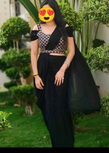 Indo - Western Ready to Wear Saree