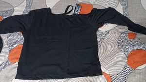 Black Long Sleeve Top