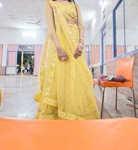 I Want to Sell Because Have Two Yellow Lehenga