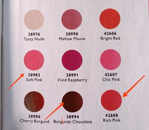Oriflame On Colour Nail Polish. Each Rs.139 ..colour -Rich Pink ,burgandy Chocolate&amp;sod Pink