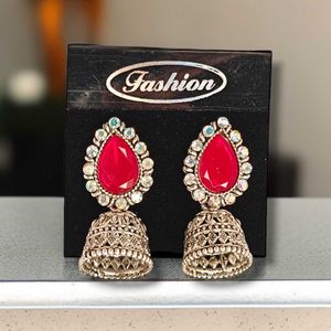New Silver Jhumka Earrings