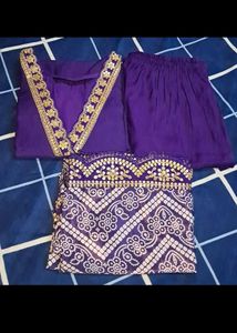 Thread Work Dupatta Set For Women