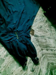 Peacock Blue Umbrella Dress