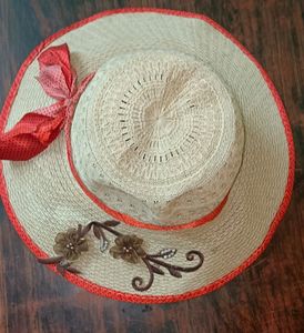 Backback With Red Cute Hat For Girls.