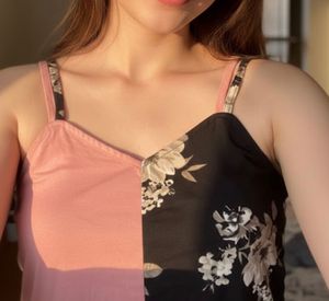 Unique Floral Patchwork Tank