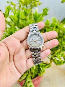 Citizen Automatic Grey Patterned Dial
