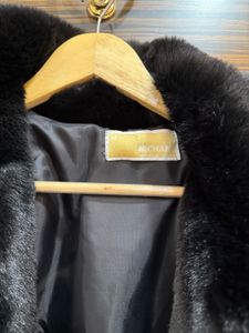 Regret Or buy BLACK FAUX COAT