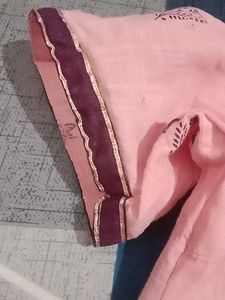 Peach Stripe Kurti