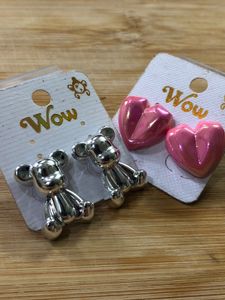 COMBO STUDS EARRINGS 💗🧸