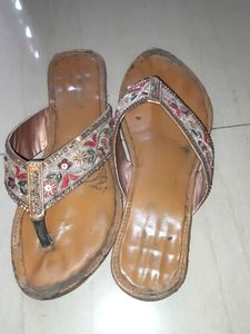 Embroidered Flats/Sandals