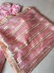 Beautiful Peach Pink Lahenga