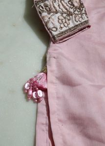 Cute Pink Kids Ethnic Set