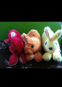 TRed Brown And Yellow Colour Soft Teddy Bear