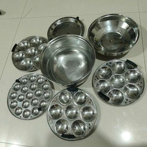Big Sized Idli Maker With Mini And Steam Plate