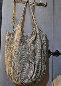 Y2k Snake Print Hobo Bag