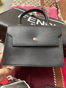 Fendi Inspired 3-Piece Black Bag Set (Large Size)