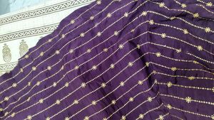 Elegant Purple Kurta and Skirt Set
