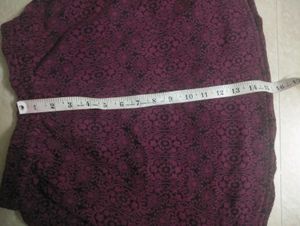 Burgundy Gothic Skirt