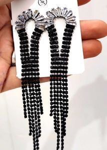 Dangling Rhinestone Earrings