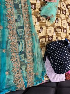 Beautiful Long  Shrug With Embroidery