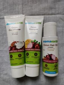 Mamaearth Onion Hair 3 In 1 Combo Pack