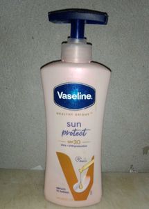 empty body lotion bottle