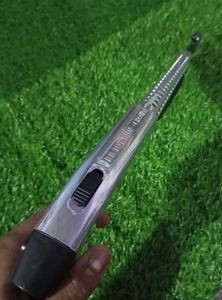 Silver Short Gun Plastic Toy With Free Bb Bullets