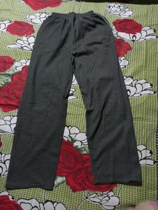 Gray Casual Pants
