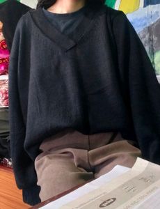 Oversize Black Sweater /Discount In 320