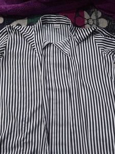 Striped Button-Down Shirt