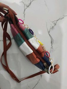 Stylish Colorblock Handbag