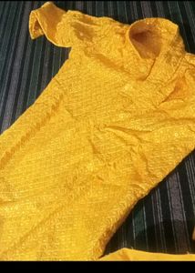Yellow Kurta Pajama Set