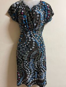 Pintrest Floral Print Wrap Dress