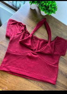 Tie Front Crop Top