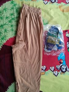 Nude Color Daily Wear Leggings New Without Tag