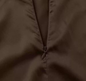 Satin Bodycon Midi Dress Backless