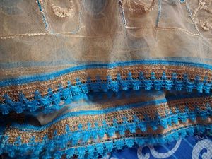 Net Embroidery Duppatta