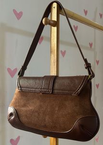 Brown Buckle Bag